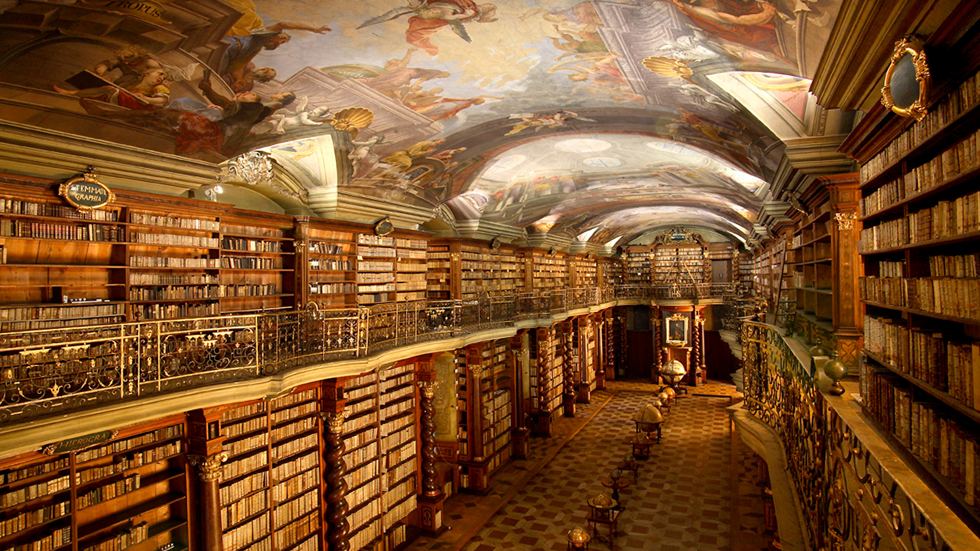 biblioteca klementinum en praga la mas bonita del mundo