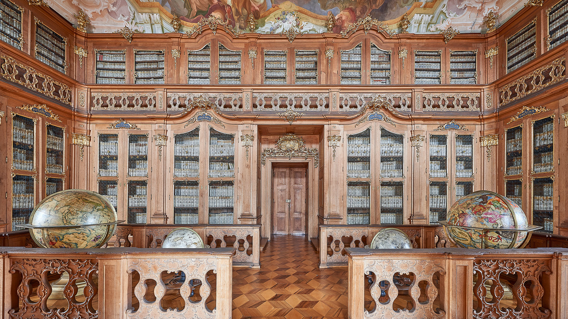 Biblioteca de Kromeriz en la republica checa