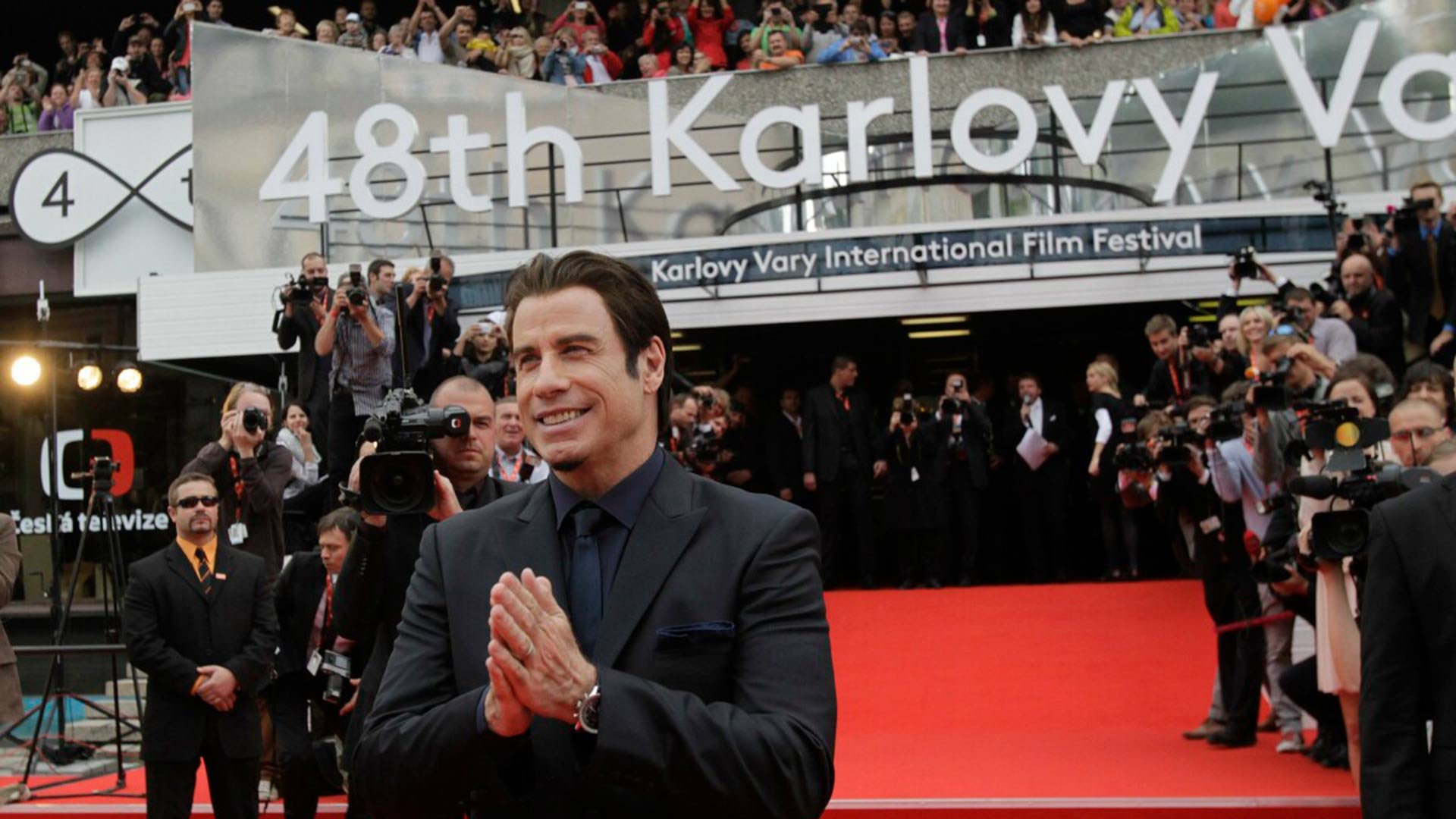 John Travolta en el Festival de Cine de Karlovy Vary