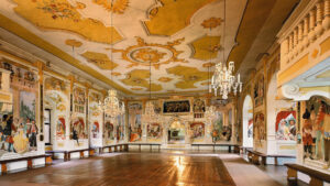 Cesky Krumlov interior Castillo