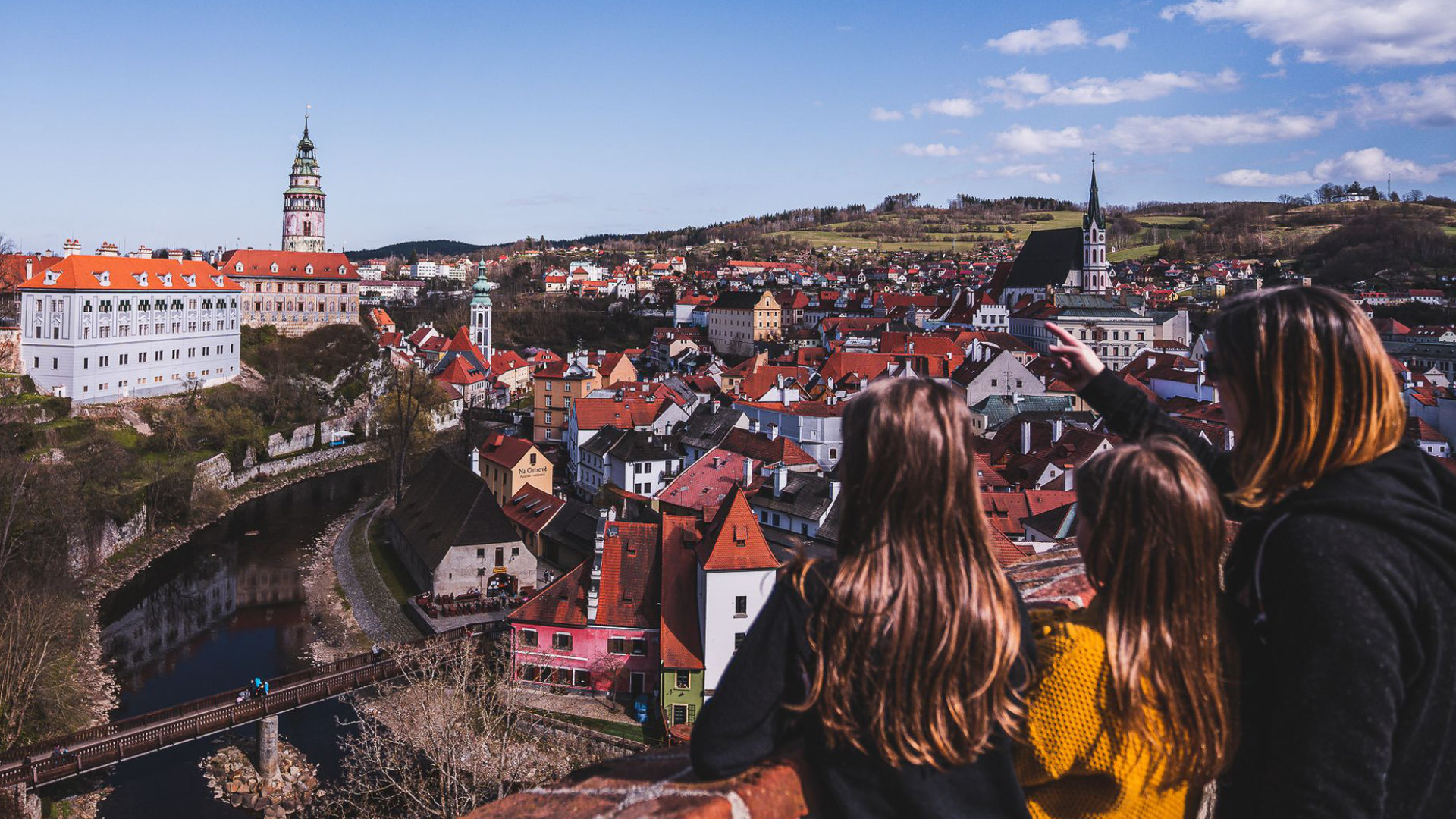 Český Krumlov panoramica