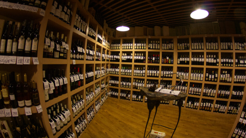 Tienda de vino checo